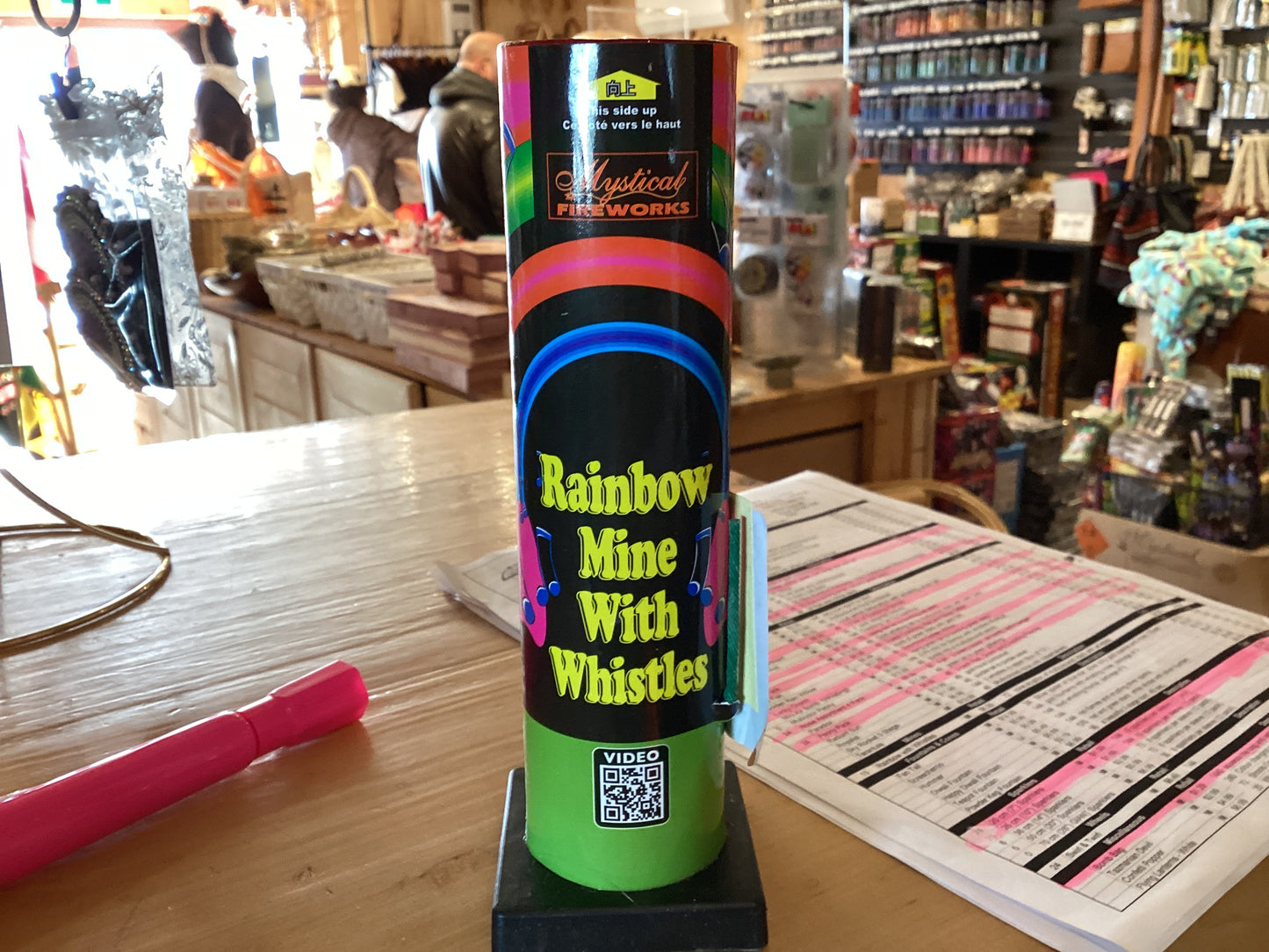 Rainbow Mine with Whistles