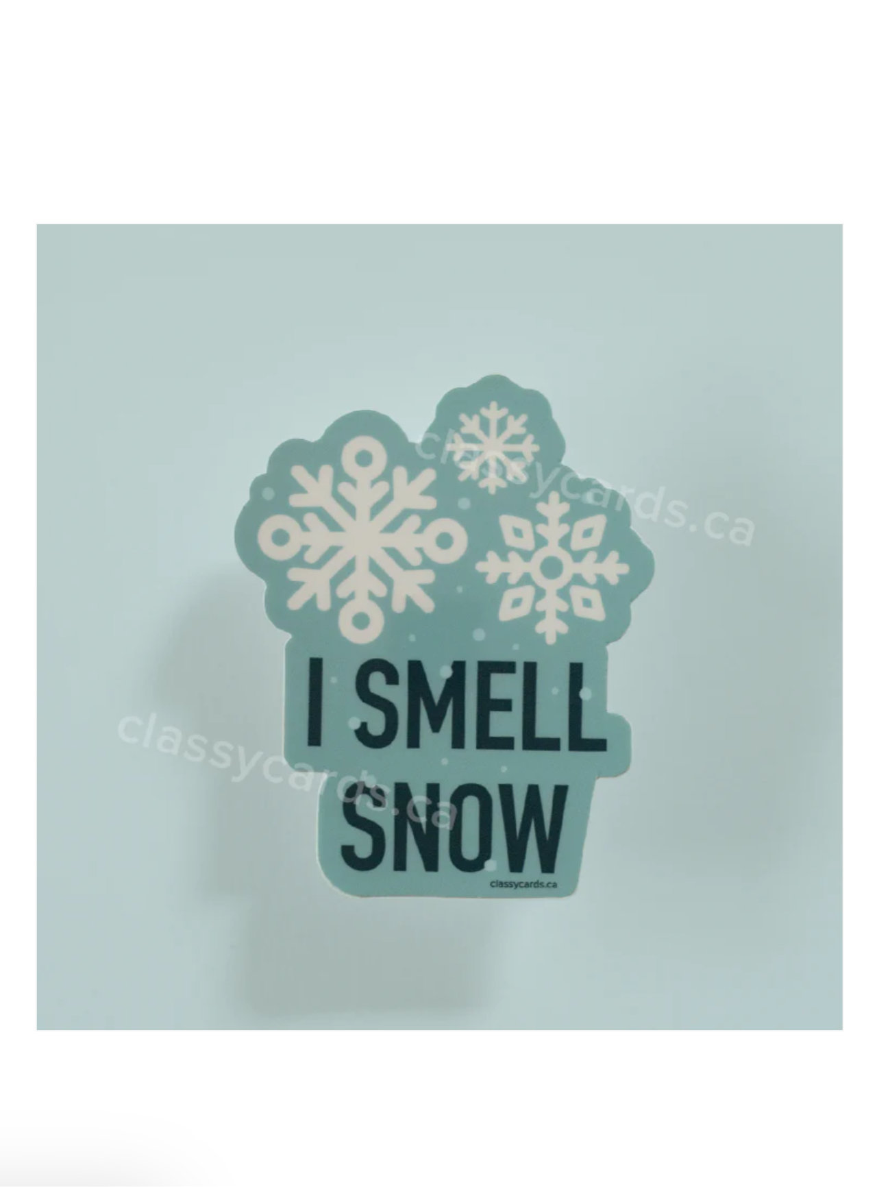 I Smell Snow Sticker