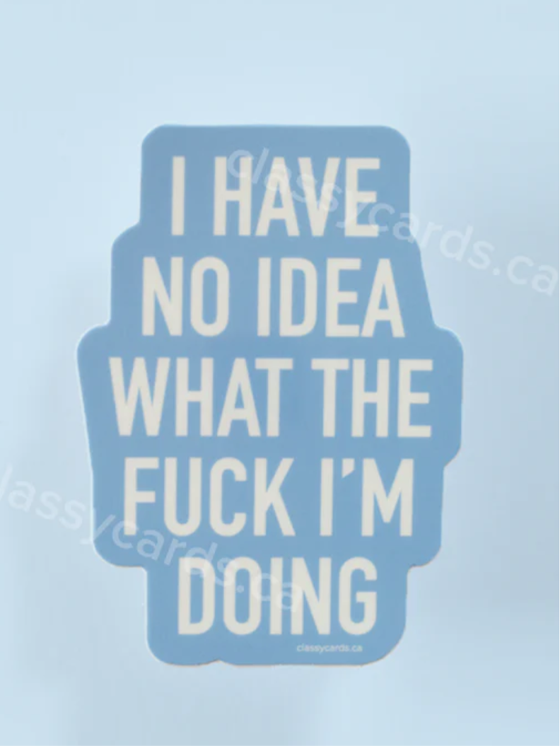 No Idea Sticker