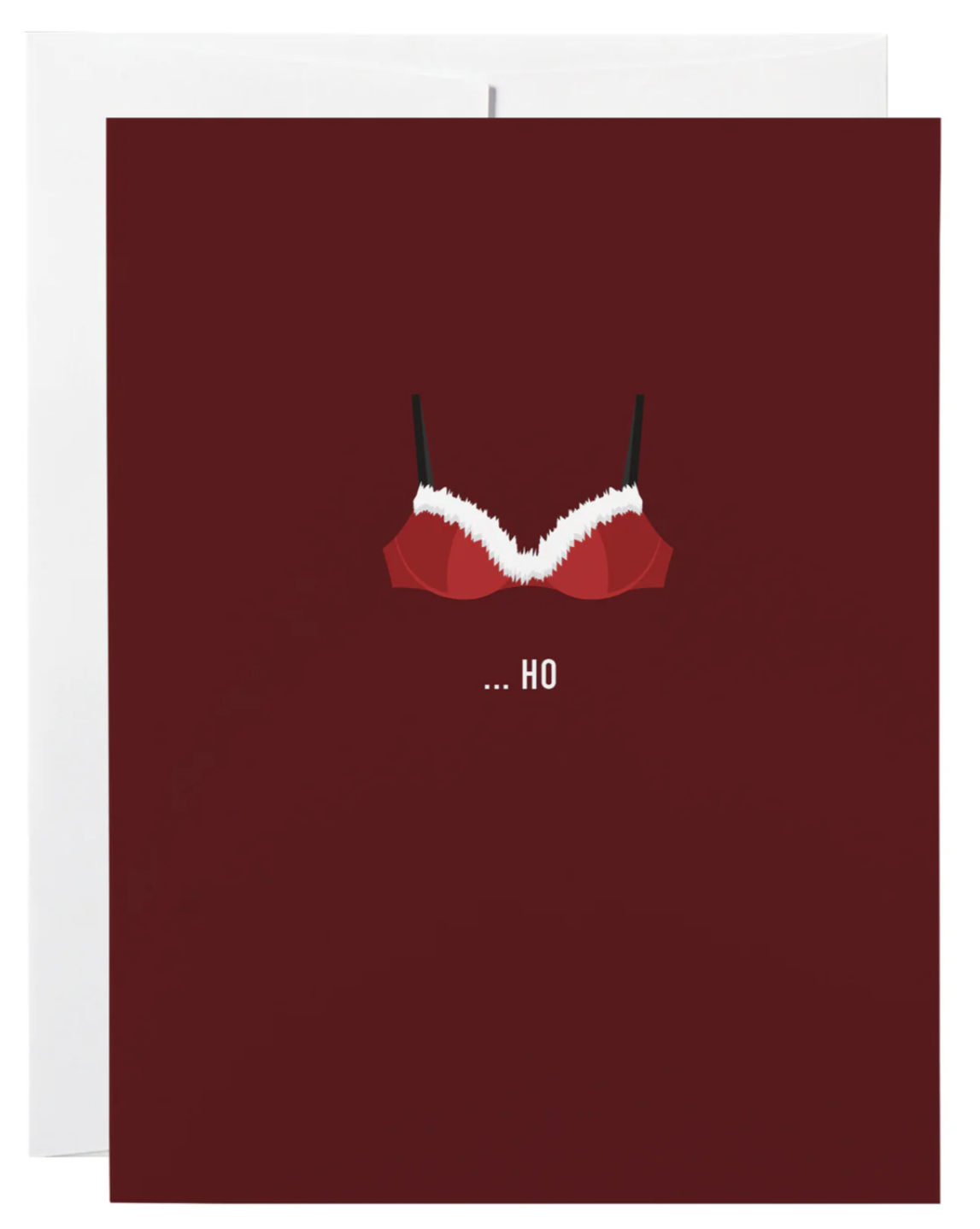 Santa Bra Card