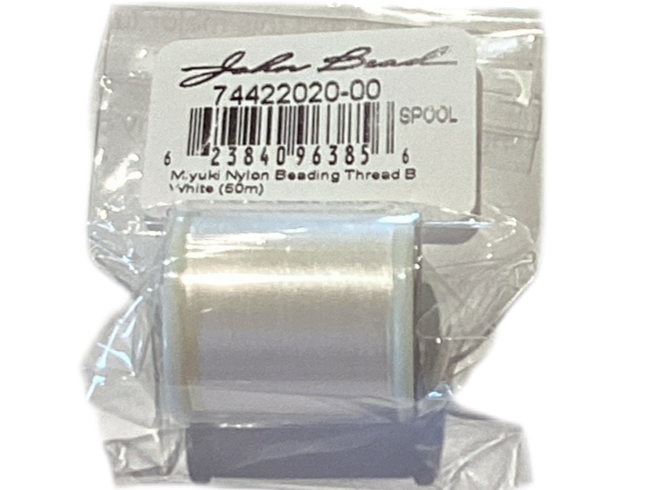 Beader Nylon Thread White 50m