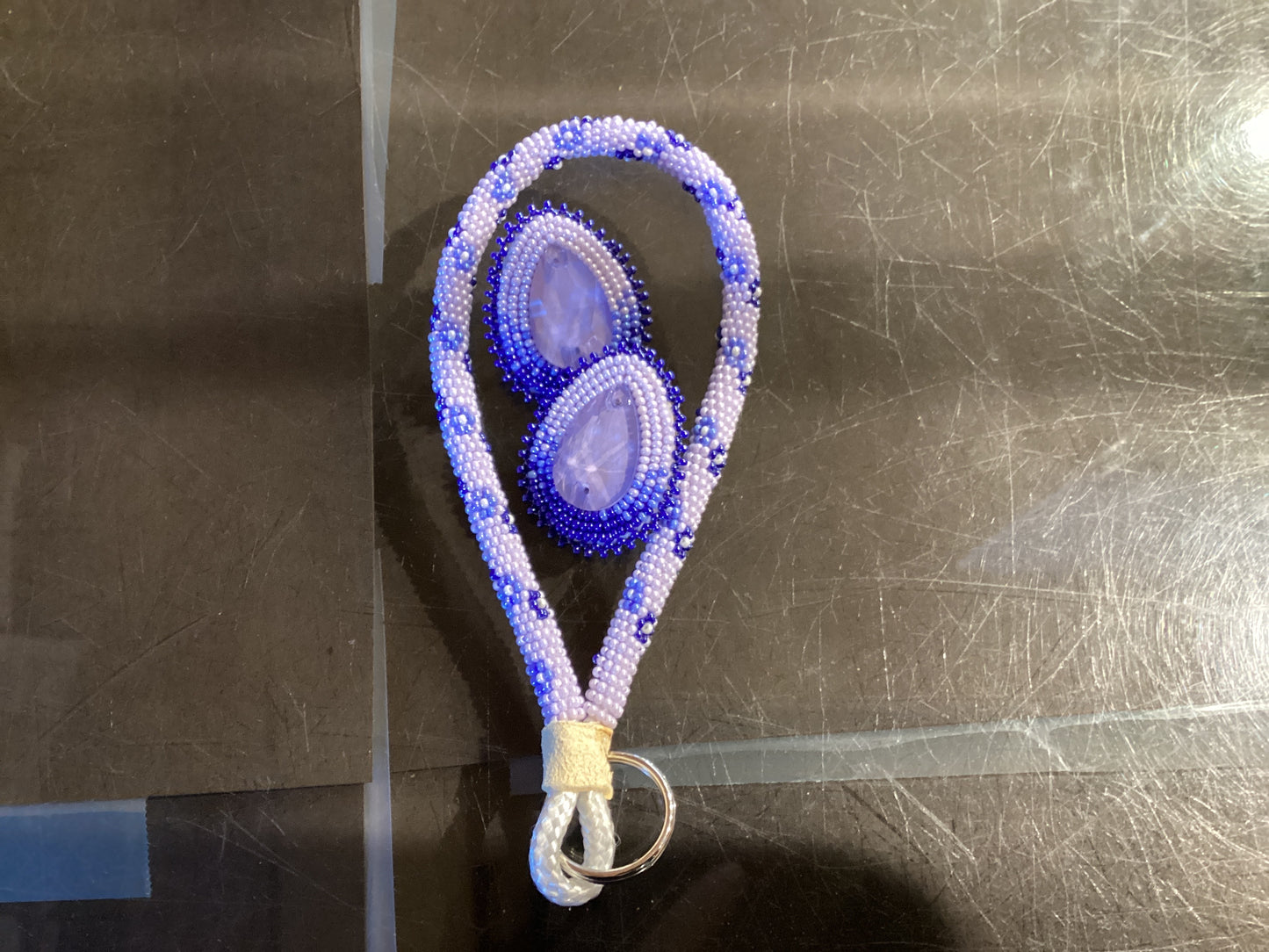 Beaded Set by Ava (Lanyard & Earrings)