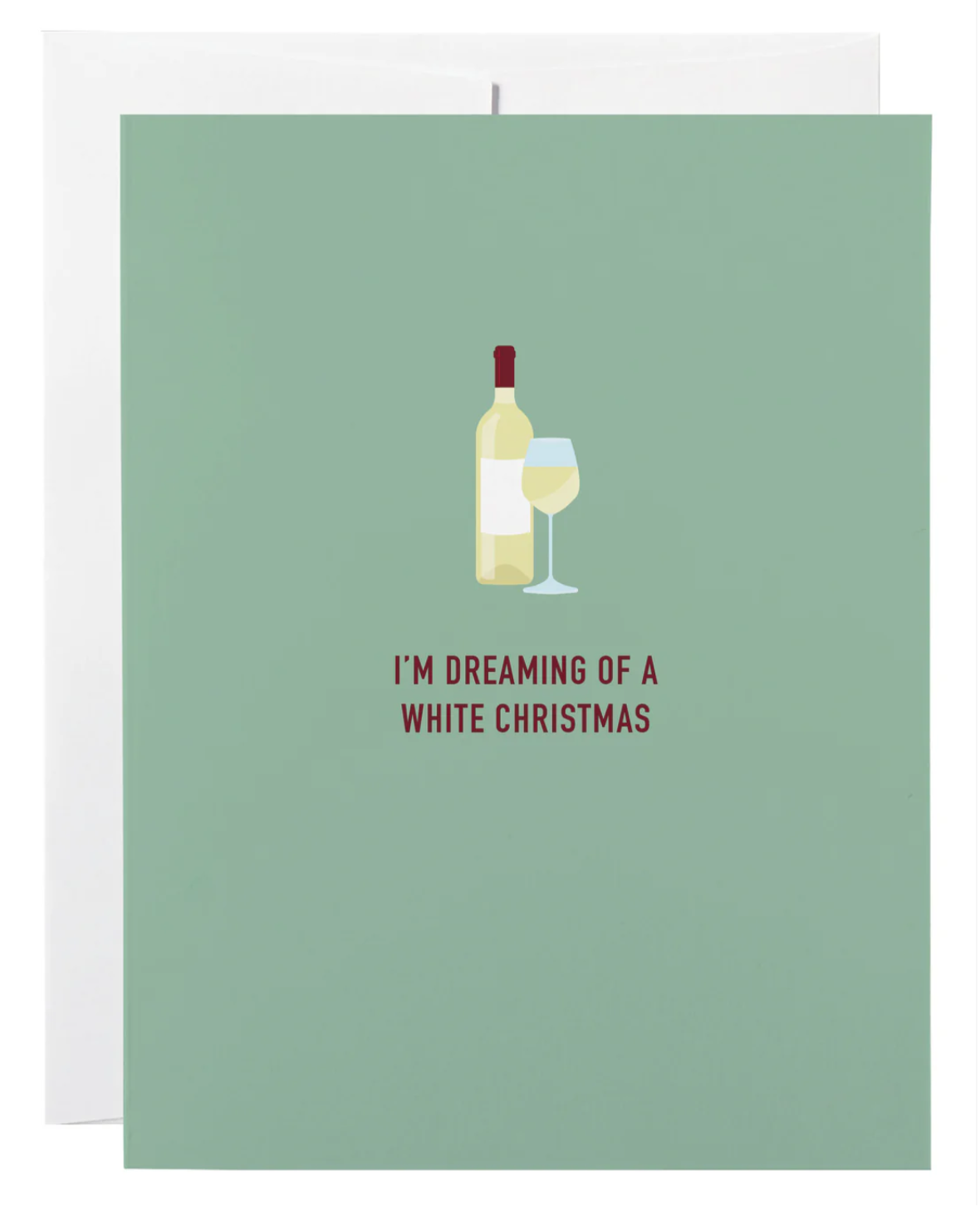White Christmas Card