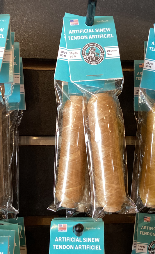 Natural Gudebrod Sinew Bobbin 20yds