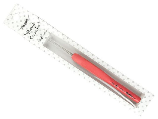 Tulip Sucre Bead Crochet Hook; Cushion Grip No.8