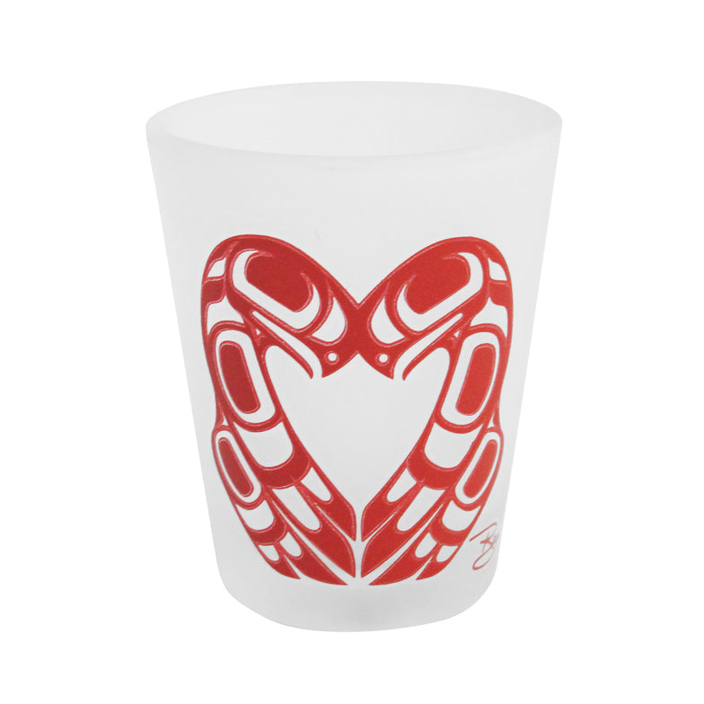 Eagle Heart Shot Glass