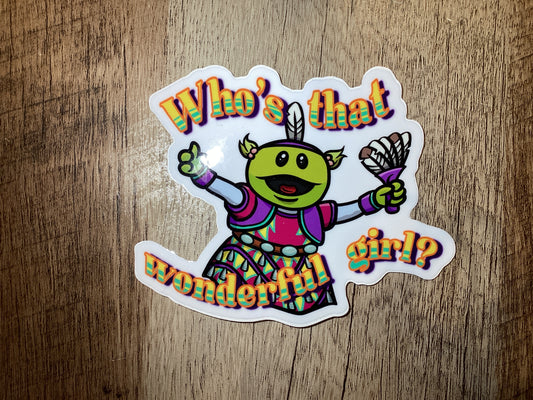 Wonderful Girl Sticker