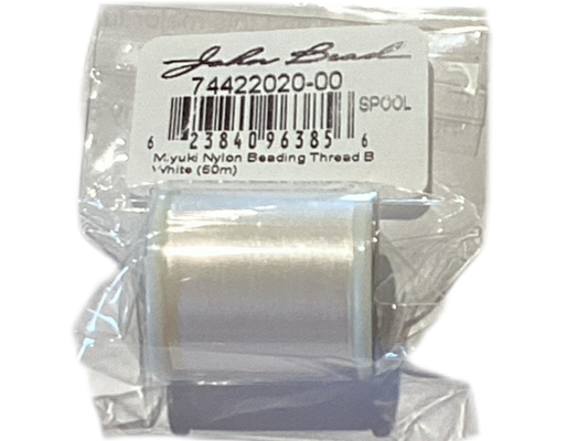 Beader Nylon Thread White 50m