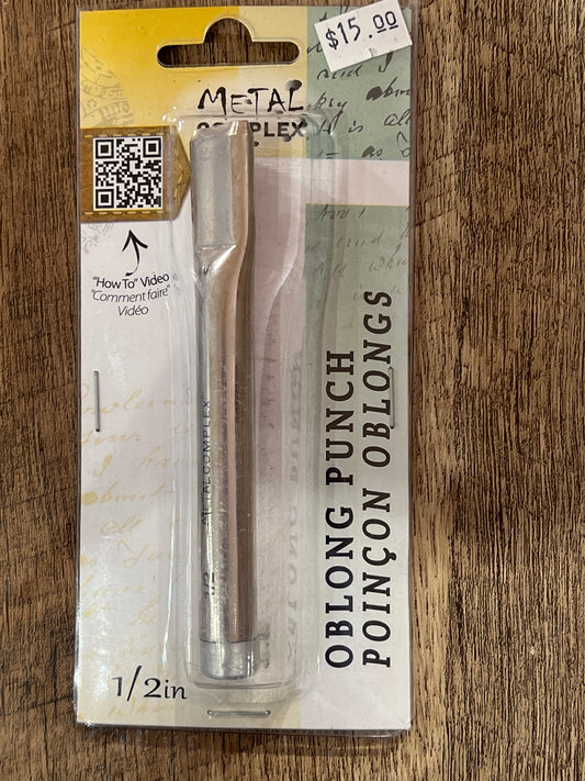 Oblong Leather Hole Punch 1/2 in.