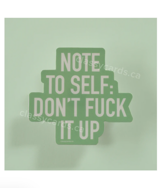 Fuck it Up Sticker
