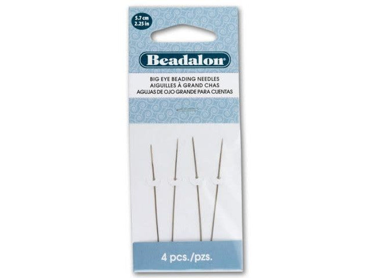 Beadalon Big Eye Beading Needle - 5.7cm/2.25in (4pcs)