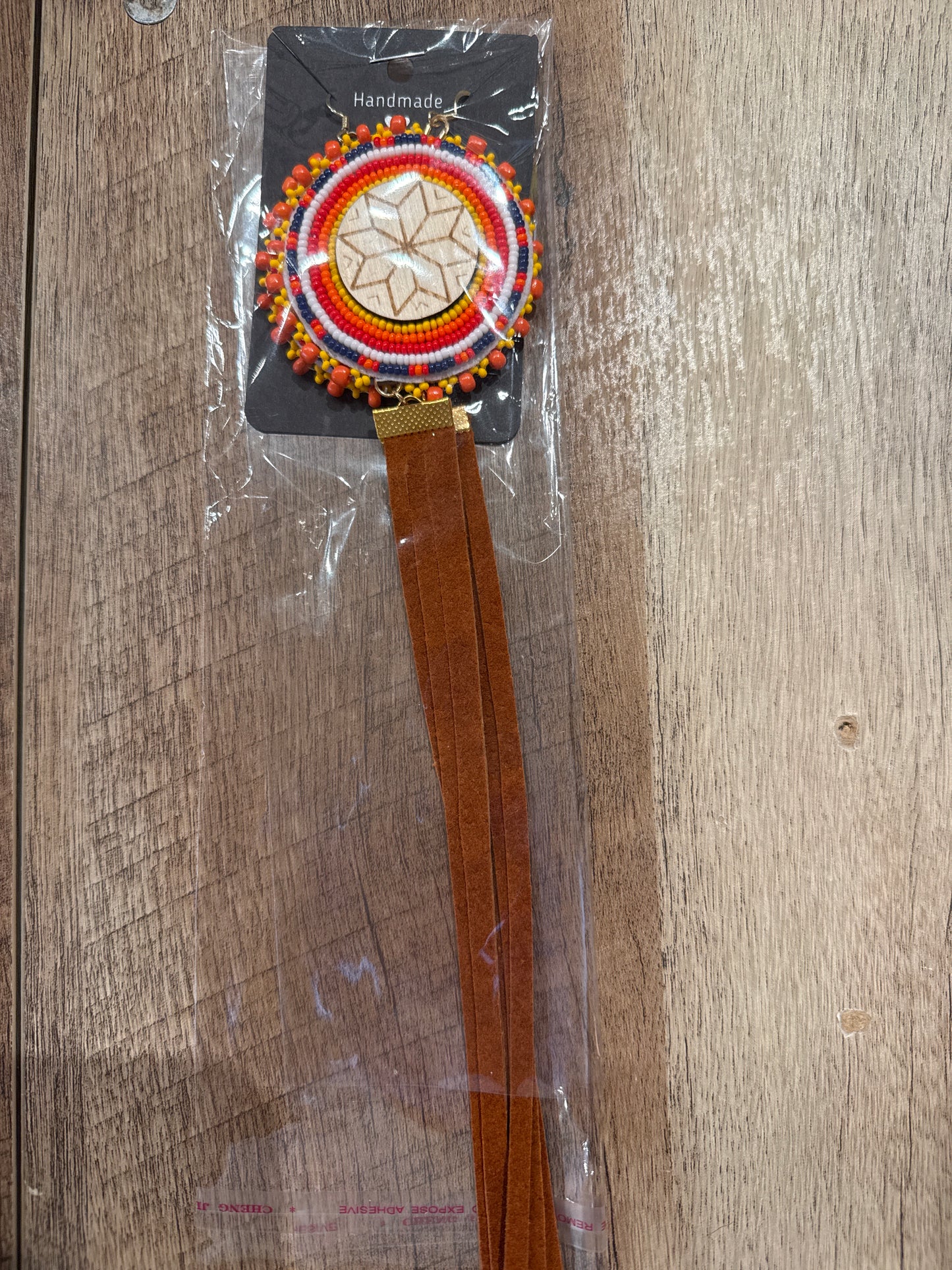 8 Point w/ Tassel Beaded Earrings