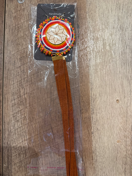 8 Point w/ Tassel Beaded Earrings