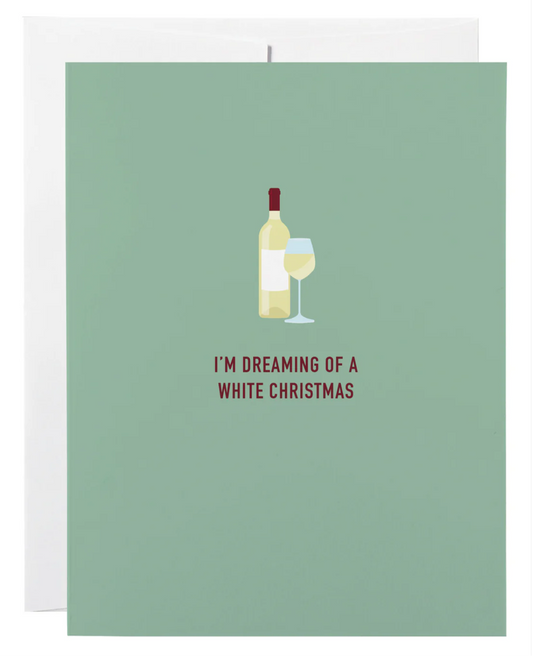White Christmas Card
