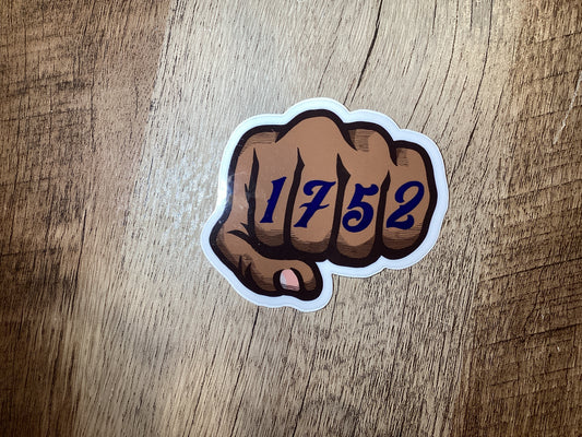 1752 Sticker