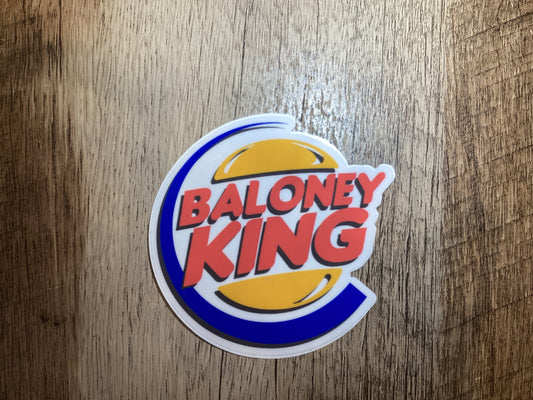 Baloney King Sticker