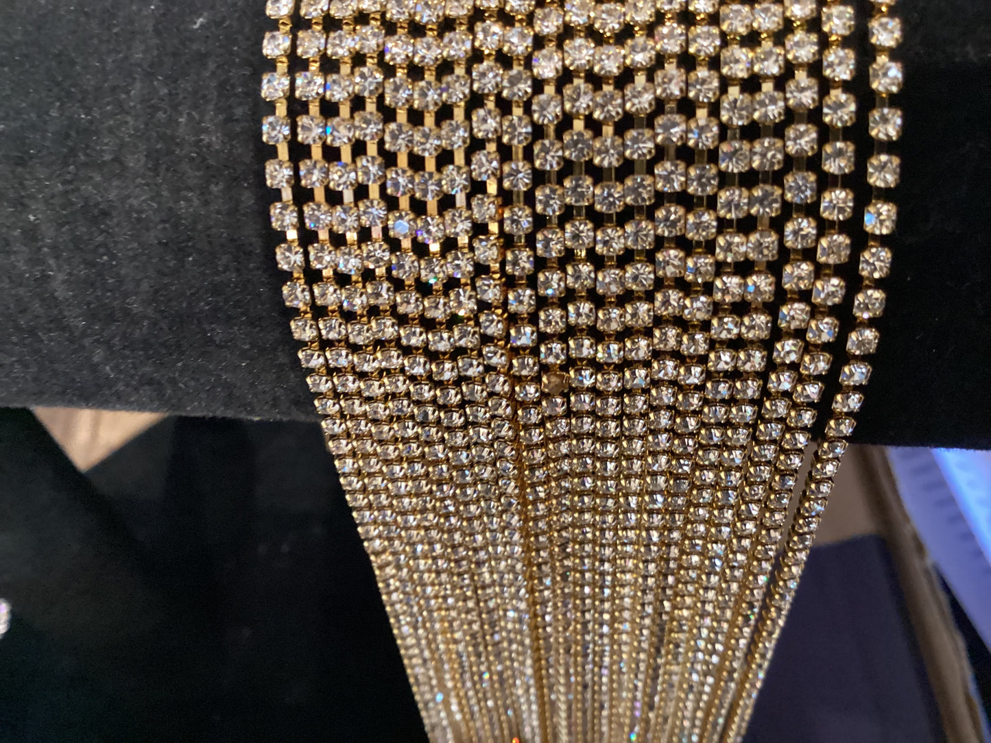 Preciosa Czech Rhinstone Chain ss6.5 Crystal/Gold