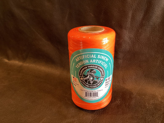 Neon Orange Gudebrod Sinew 300yd
