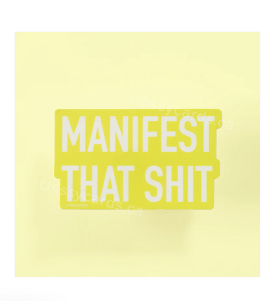 Manifest sticker