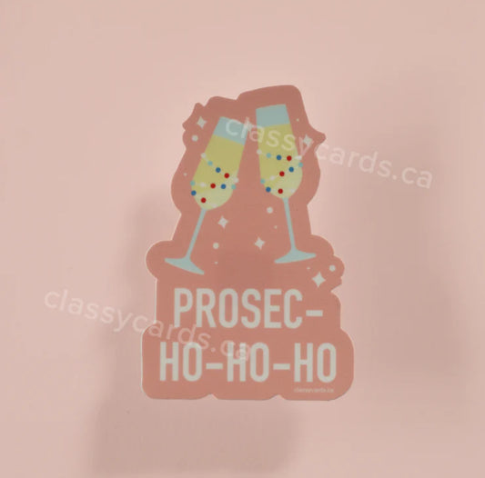 Prosec-ho-ho-ho Sticker
