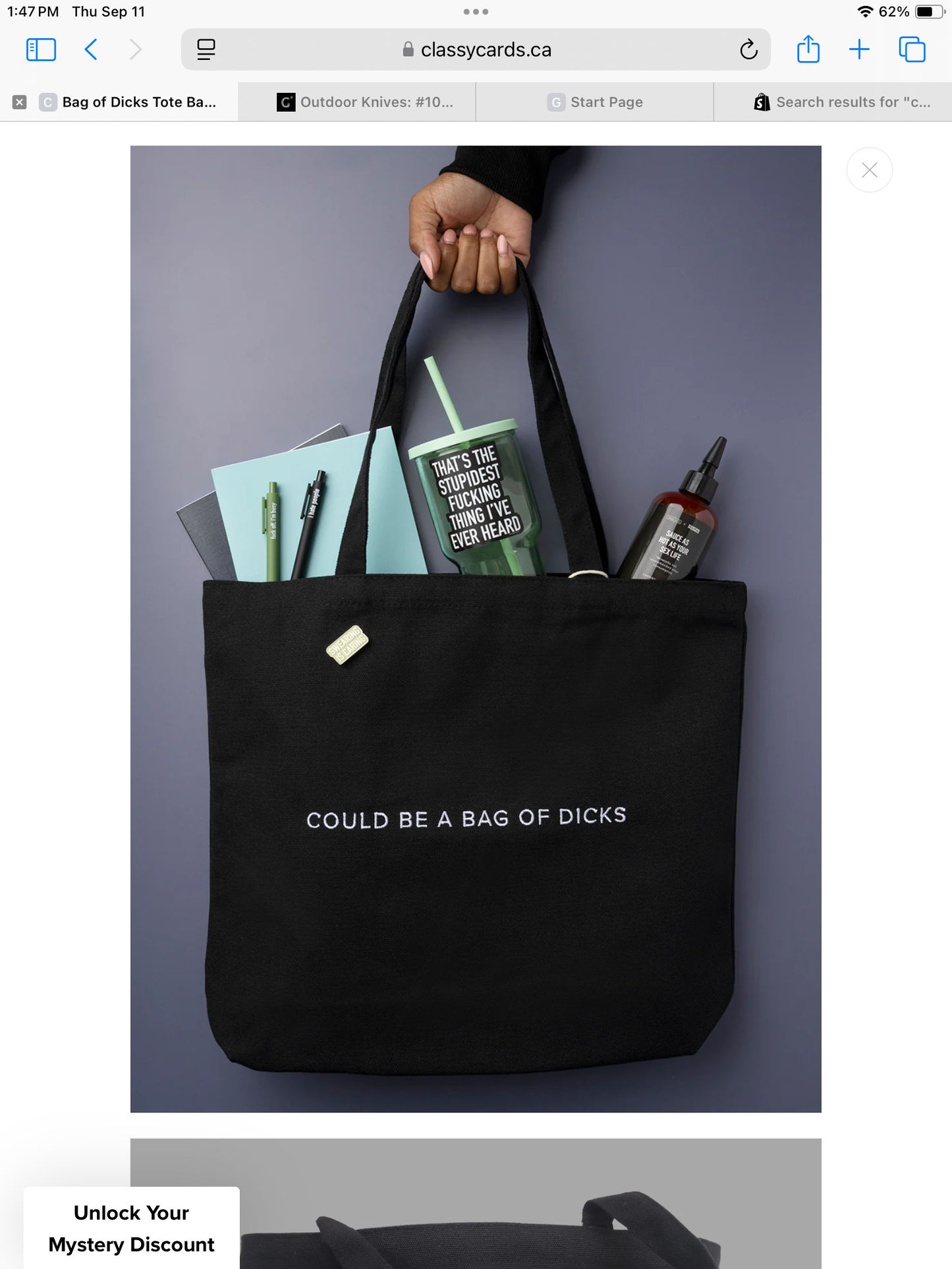 Bag of Dicks Tote