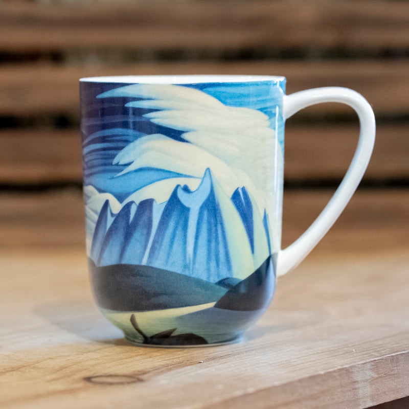 Lake and Mountains Porcelain Mug