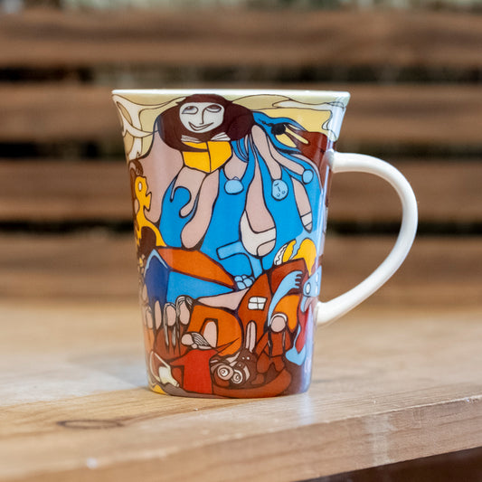 Indian in Transiton Porcelain Mug