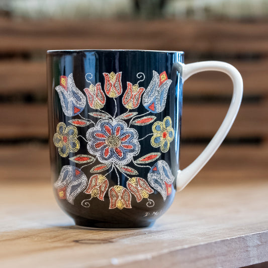 Silver Threads Porcelain Mug