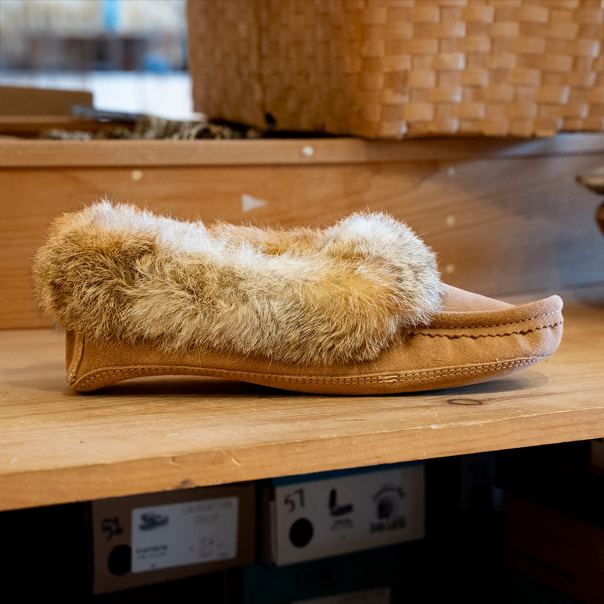 Laurentian Chief Fur Slipper (Men's)