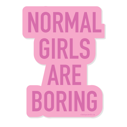 Normal Girls Sticker