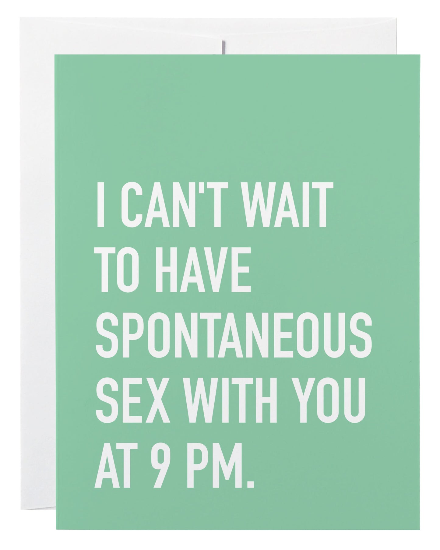 Spontaneous Sex Card