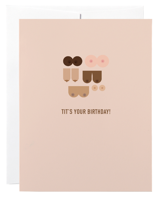 Tits Your Birthday Card