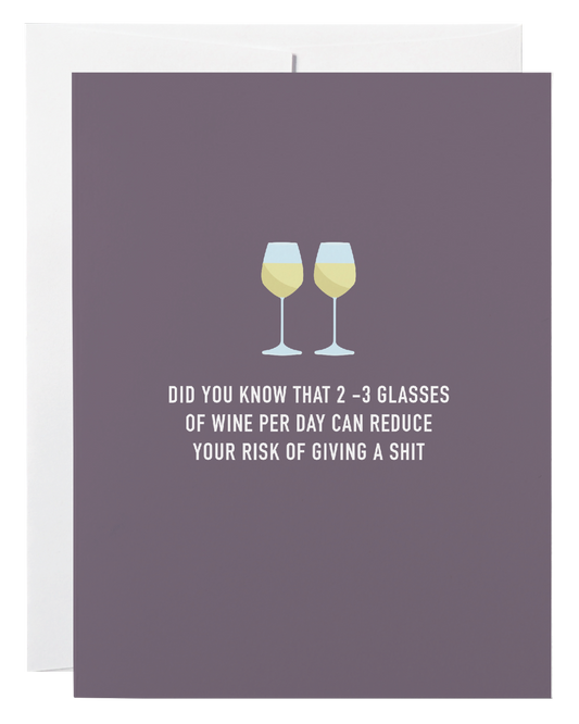 Wine Shit Card