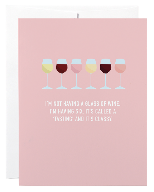 Wine Tasting Card