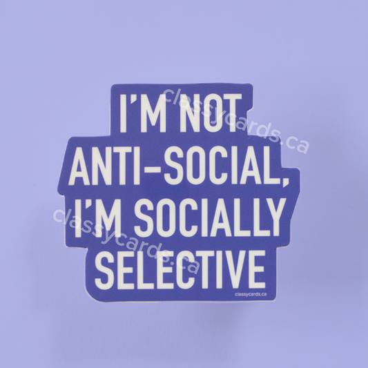 Anti-Social Sticker