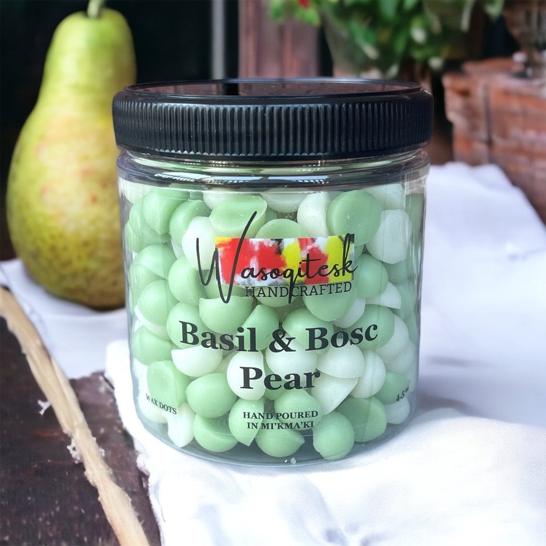 Basil & Bosc Pear Wax Dots