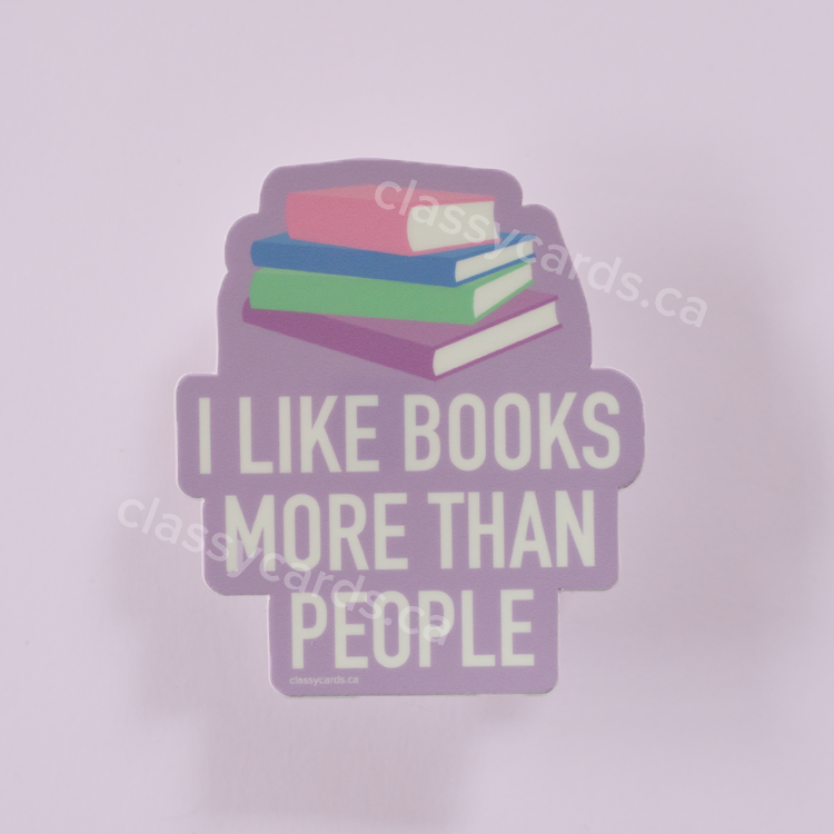 I Like Books Sticker