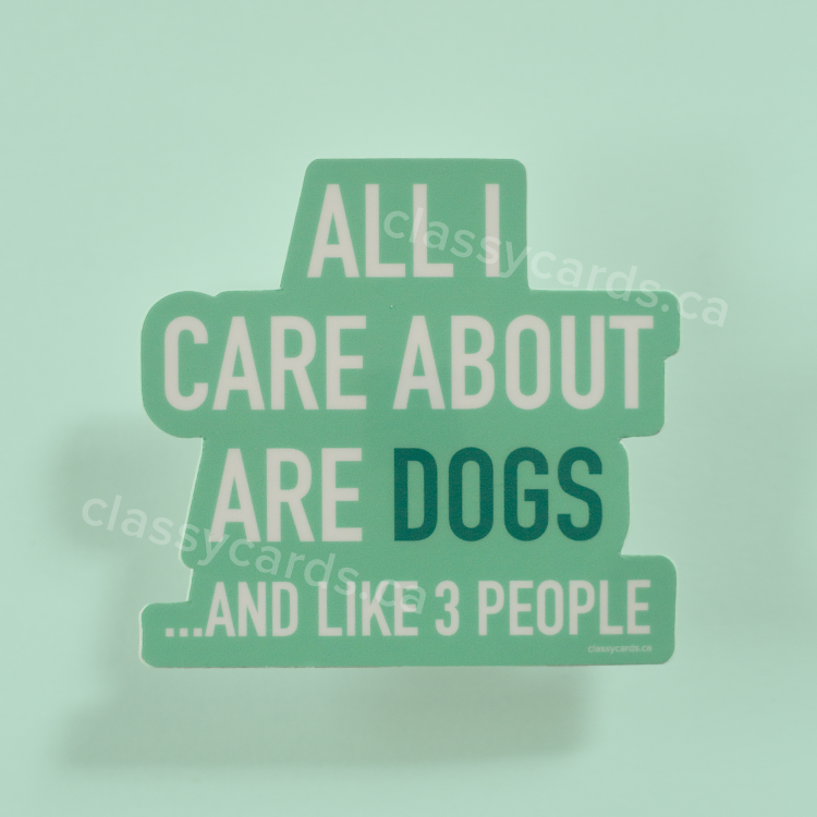 Care Dogs Sticker