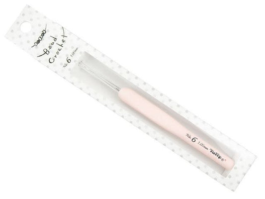 Tulip Sucre Bead Crochet Hook; Cushion Grip No.6