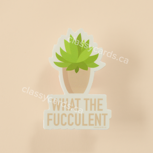 Fucculent Sticker