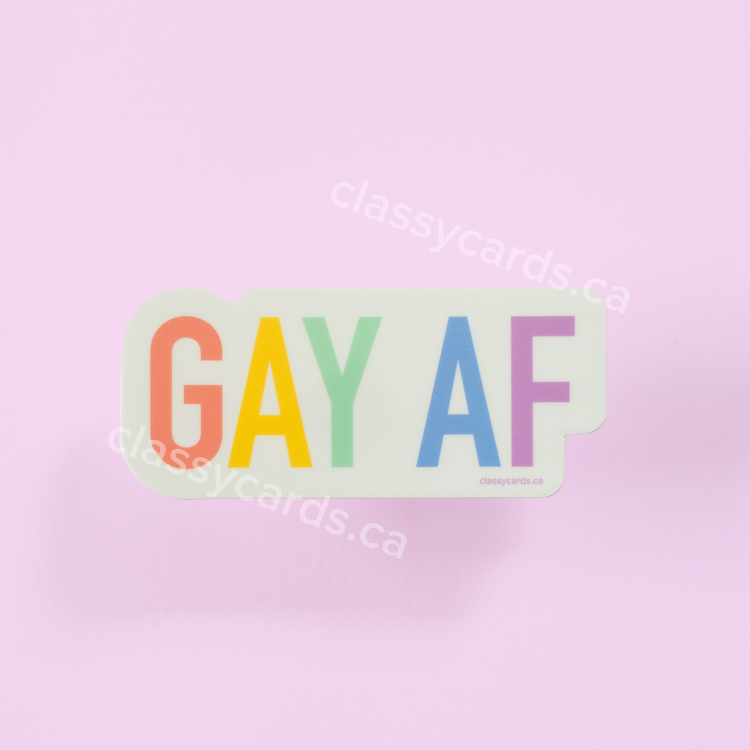 Gay AF Sticker