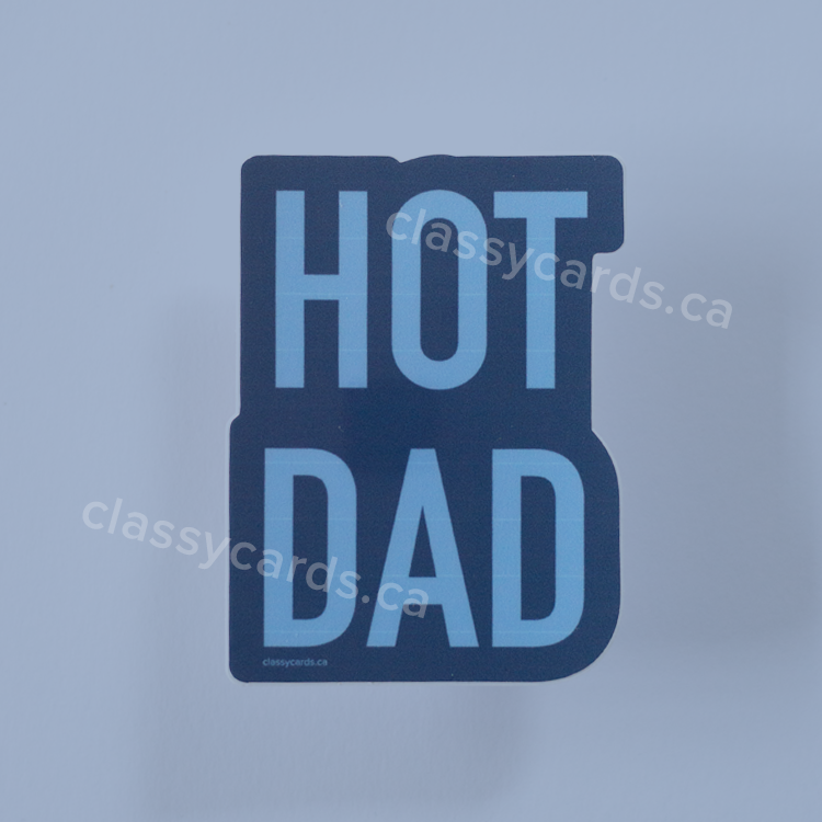 Hot Dad Sticker