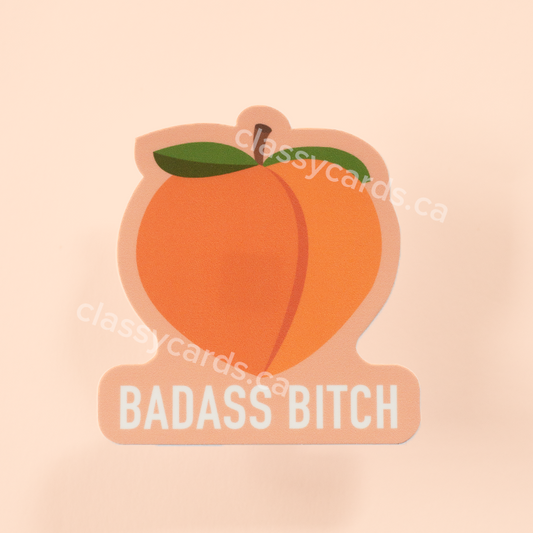 Peach Sticker