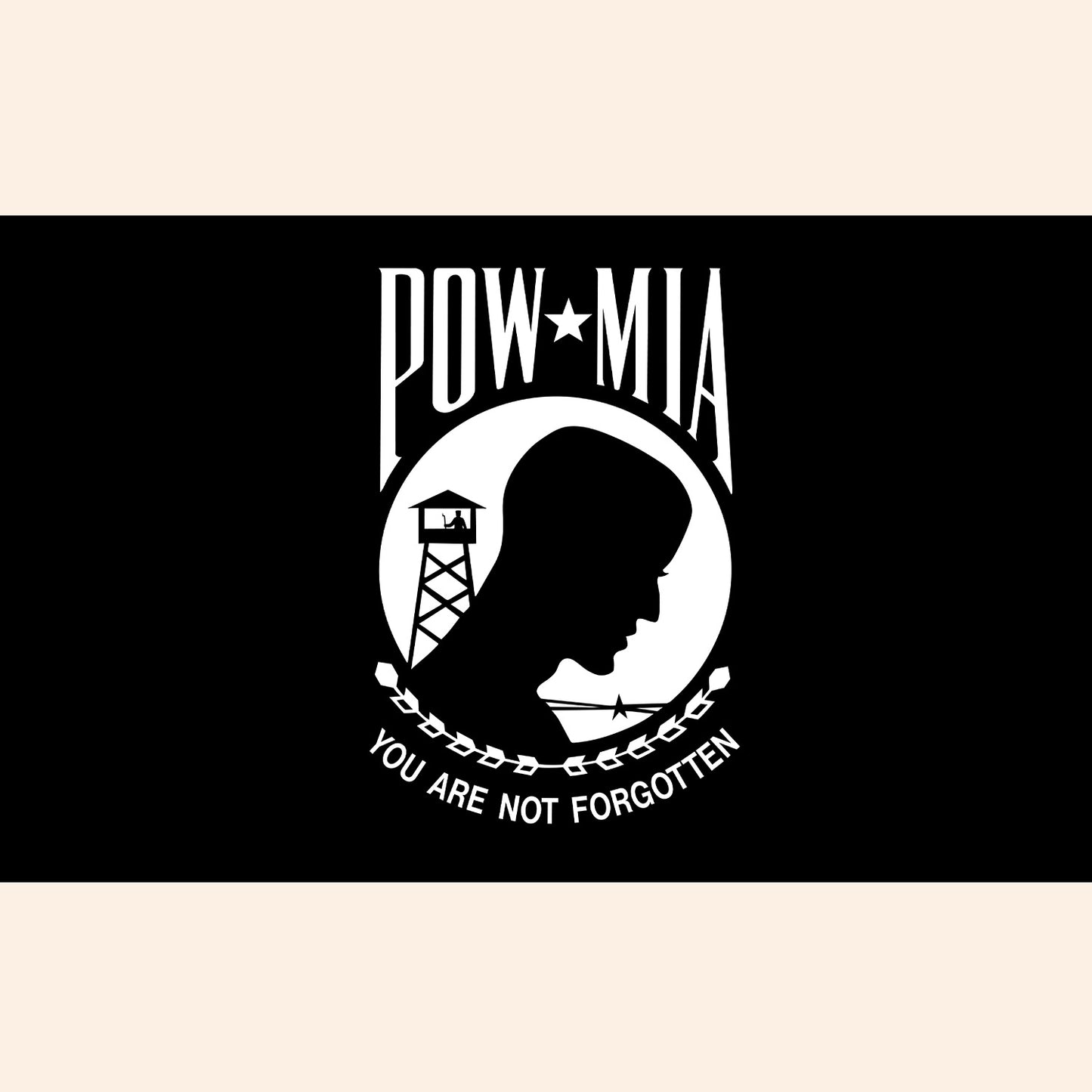 Pow Mia 36×60 Flag