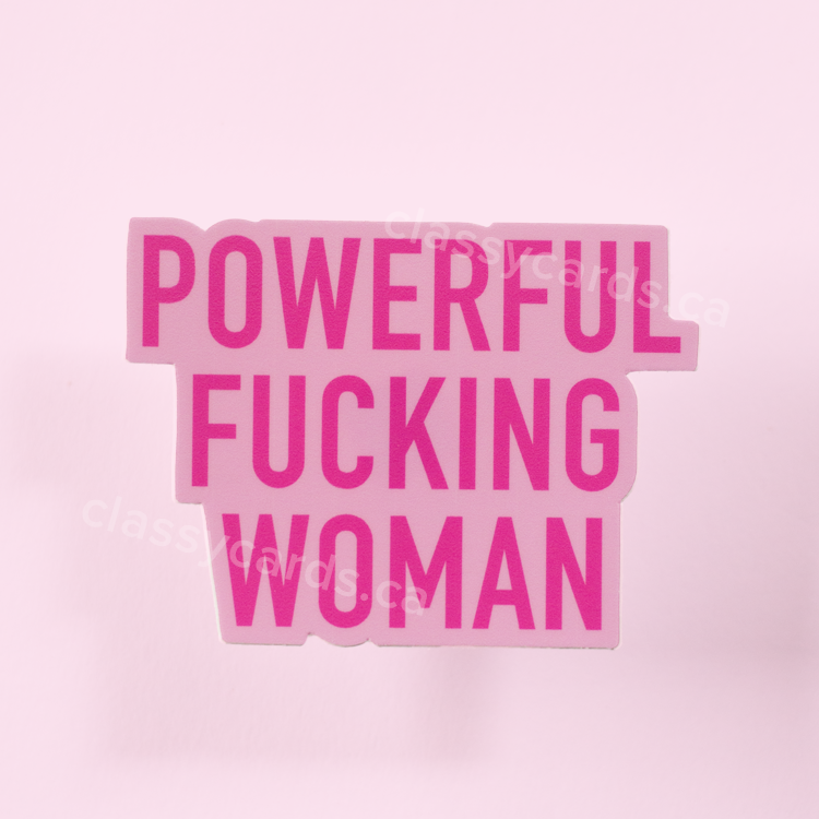 Powerful Woman Sticker