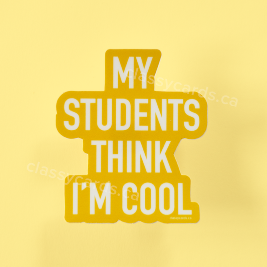 Students Thinks Sticker