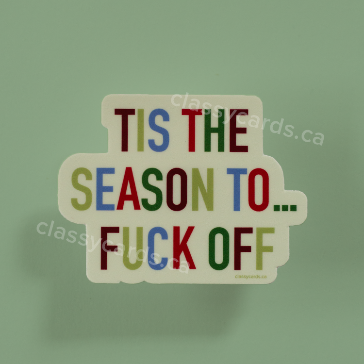 Tis the Season Sticker