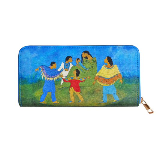 Family Circle Zip-Around Wallet