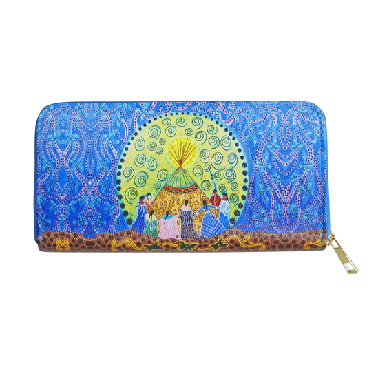 Dancing Women Zip-Around Wallet